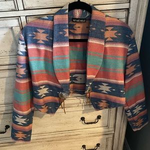 Western Style Crop Jacket